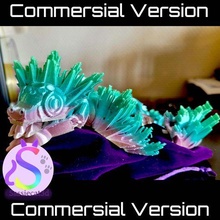 flying baby axolotl commersial version 3d print model - Mito3D