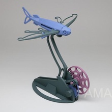 flying fish art island orchid chan amao automata papercube spidermaker 3d print model - Mito3D