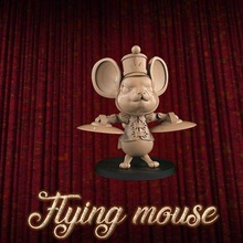 flying mouse 3d print model - Mito3D
