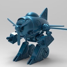 flying robot 3d print model - Mito3D