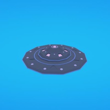 disco voador jogo ufo alienígenas extraterrestre 3d print model - Mito3D