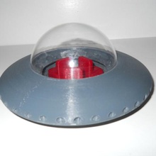 flying saucer game spaceship toy ufo 3d print model - Mito3D