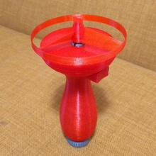 flying spinner toy game mechanical toys 3d print model - Mito3D