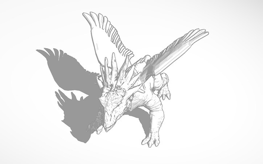 flying terror creatures 3d print model - Mito3D
