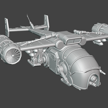 uçan tost makinası v2 admech 40k Warhammer becerikli omnissiah parçalayan ferumit arkeopter kanat ademch Scions bombacı 3d print model - Mito3D