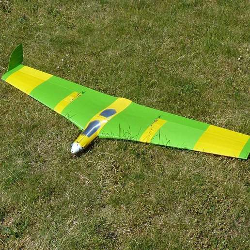 flying wing buratinu 1150 game rc plane r c vehicles 3D print model - Mito3D