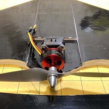 battant de l'aile d'avion rc brushless motor mount jeu r c véhicules avion rcplane le carton plume avions aile volante 3d print model - Mito3D