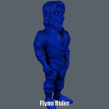 flynn rider impression facile pas de soutien art emmêlés supportless la sculpture raiponce modèle figure disney dessin animé 3d print model - Mito3D