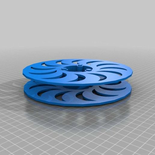 flywheel hub spool parts 3D print model - Mito3D