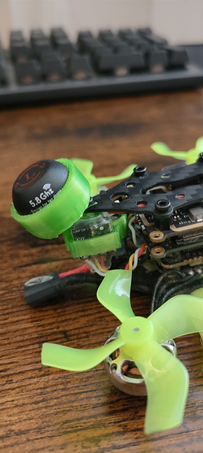 flywoo ateş böceği yaban arısı hd anten binmek fpv uçan göz nane tpu 3d print model - Mito3D