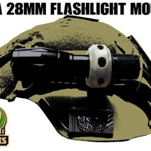 fma 28mm linterna de montaje varios deporte al aire libre paintball milsim magfed el casco soporte para la airsoft adjunto accesorios 3d print model - Mito3D