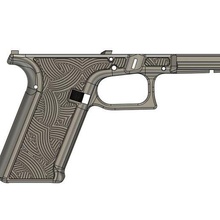 fmda dd172 pointillé glock 17 Cadre 3d print model - Mito3D