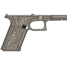 fmda dd172 stippled glock 17 stipple frame 3d print model - Mito3D