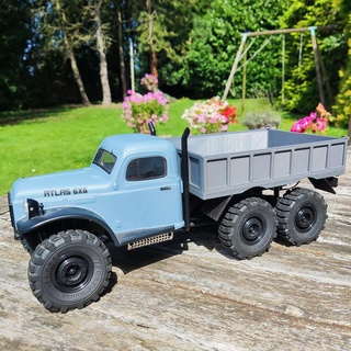 fms atlante 6wd posteriore discarica secchio aggiunta camion rctruck crawler minicrawler rc 3d print model - Mito3D