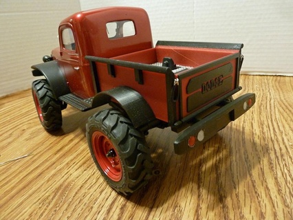 fms fcx24 1 24 power wagon cargo bed rc truck lights scx24 3d print model - Mito3D