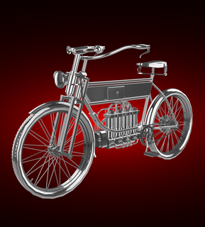 fn 498cc 1910 moto bicyclette moteur vélo two wheeled véhicule motard sport vitesse turbo roadster hachoir 3d print model - Mito3D