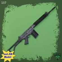fn fal 5063 para - scale 1 4 gun rifle grg replica guns 3d print model - Mito3D