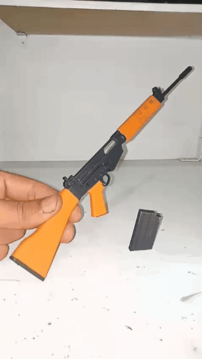 fn fal assault rifle game gun 3dgun m16 fnfal assaultrifle 3d print model - Mito3D