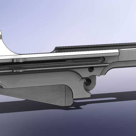 fn fal receiver tool 762 battle rifle nato 762x51mm gun print machine 3D print model - Mito3D