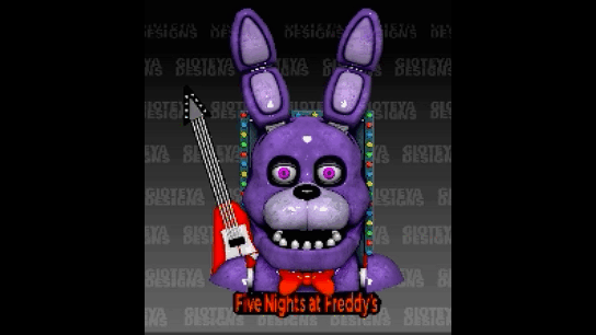 fnaf five nights freddy's - bonnie Game freddy fazbear withered mask at halloween cosplay figurine toy girl foxy 3d print model - Mito3D