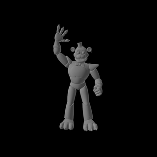 fnaf geceler Freddy'nin göz kamaştırıcı Freddy heykelcik 8 fna beşgeceatfreddy gece bonnie kurnaz Chica korku cadılar bayramı yemek Kostüm oyunu kült animatronik 3d print model - Mito3D