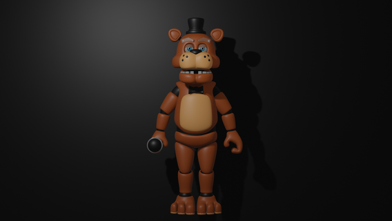 fnaf Freddy Jeu nuits freddys jouet ours horreur effrayant Halloween 3dprint 3d print model - Mito3D