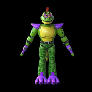 fnaf glamrock gator security breach full body wearable costume head 3d printing 3d print model - Mito3D