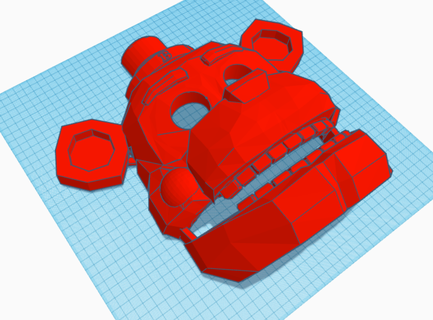 fnaf mascarar Bruxas assustador 3d print model - Mito3D