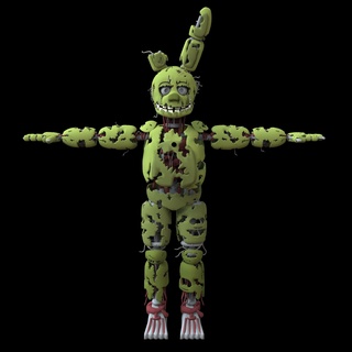 fnaf springtrap full body wearable costume head 3d printing 3d print model - Mito3D