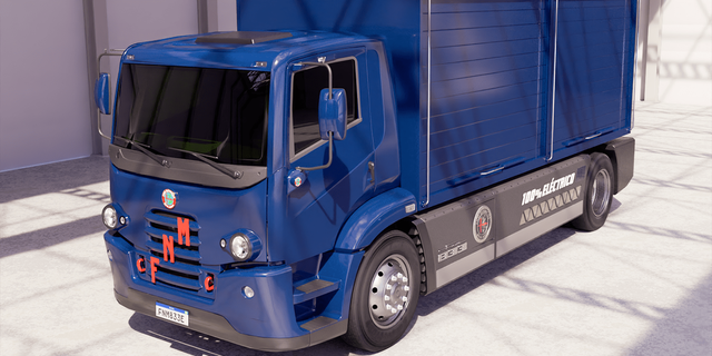 fnm 833 camion modello macchina macchine giocattoli trailer trasporto scania uomo volvo Peterbilt mercedes benz strada treno autotreno roadtrain daf iveco trattore 3d print model - Mito3D