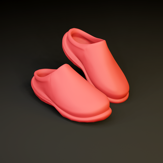 foam slide slippers closed foot footwear slipper fashion rubberize sandal men lifestyle croc design sports equipment shoes 3d print model - Mito3D