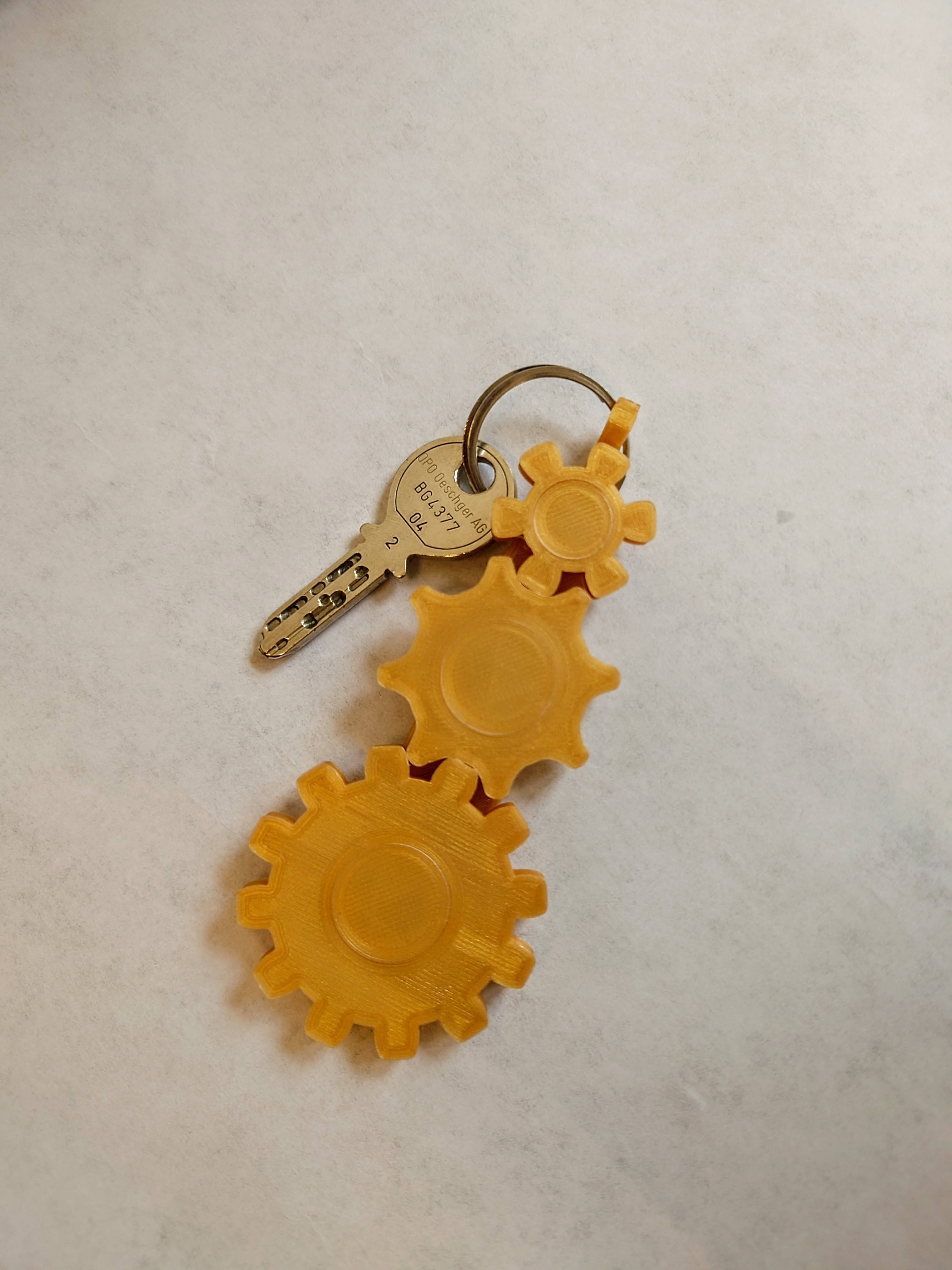 odak dişli Demet anahtarlar Yazdır anahtar fob Can sıkıntısı oyuncak çocuklar kapı ev ofis toplantı sevinç ifade taşınabilir 3D print model - Mito3D