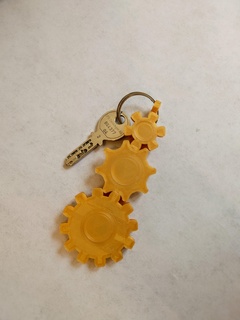 odak dişli Demet anahtarlar Yazdır anahtar fob Demet anahtarlar dişli Can sıkıntısı odak oyuncak çocuklar kapı ev ofis toplantı sevinç ifade taşınabilir 3d print model - Mito3D