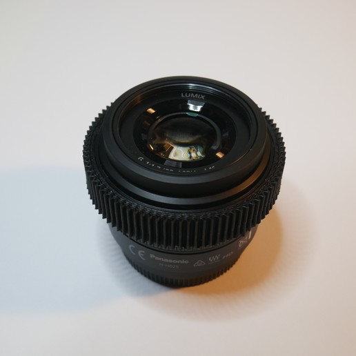 focus gear panasonic 25mm f17 gadget follow camera 3D print model - Mito3D
