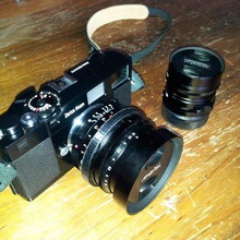 anello di messa a fuoco wtab nokton 50mm f11 vari voigtlander obiettivo fotocamera 3d print model - Mito3D