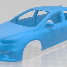 focus rs imprimible cuerpo del coche juego el foco r ranura scalextric tamiya rc miniz shell hobby 1-10 1-14 1-16 1-24 1-32 3d print model - Mito3D