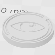 Fokus-token - x-wing Spiel 3d print model - Mito3D