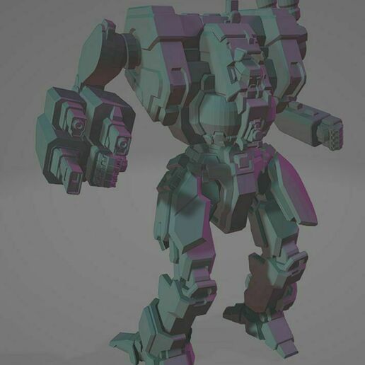 brouillard lynx collection commissarharris américain mecha combatmech Fighttech Jeux 3D print model - Mito3D