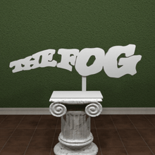 fog logo art signs logos standing stand horror halloween free 3dpicks 3d print model - Mito3D