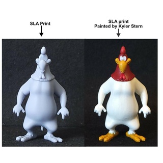 foghorn leghorn - onepiece cartoon chicken 3d print model - Mito3D