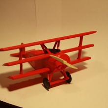 triplano fokker dr1 gioco faberdashery fighter modello barone rosso ultimaker veicoli 3d print model - Mito3D