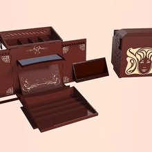 pieghevole display box casa contenitore decorate gioielli di monili spettacolo stand steampunk vittoriano contenitori 3d print model - Mito3D