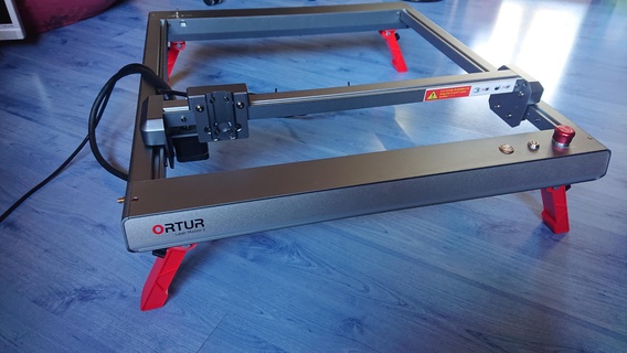 plegable pies Ortur lm3 pie extensión olm3 apoyo 3d print model - Mito3D