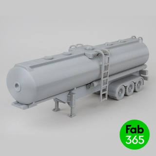 foldable fuel tank trailer car toy 3d print model - Mito3D