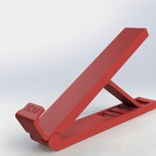 foldable laptop stand positions 3d print model - Mito3D