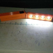foldable magnetic rechargeable shop light lights led diy 3d print model - Mito3D