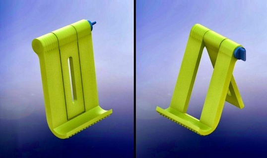 foldable mobile stand variable angle 3d print model - Mito3D