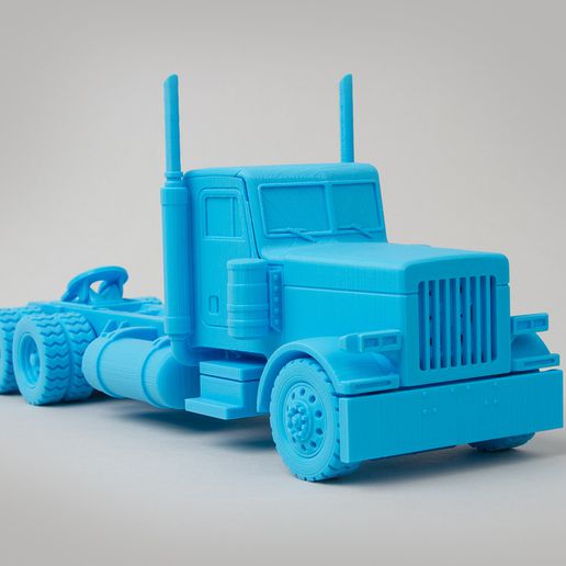 faltbar Peterbilt 379 LKW 4d 3D print model - Mito3D