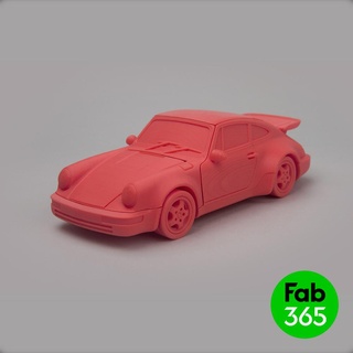foldable porsche911-turbo car porsche 911 turbo toy table 3d print model - Mito3D