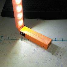 pliable rechargeable magnétique boutique lumière outil lumières LED 3d print model - Mito3D